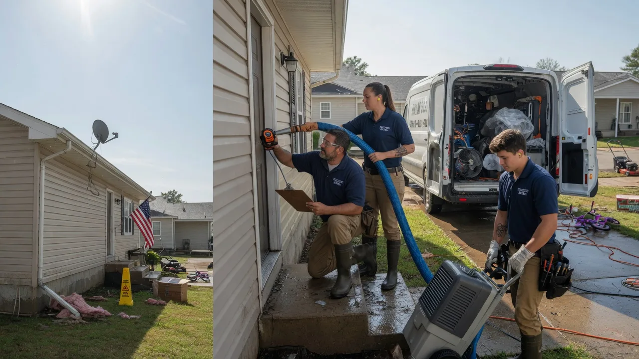 Ceiling Water Damage Restoration in Hale, MO near me